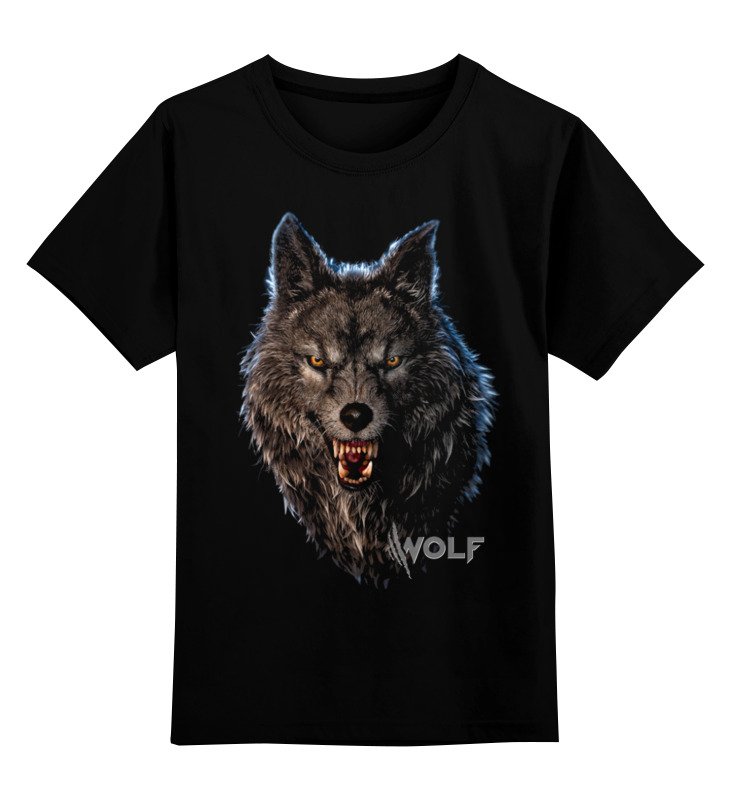 Printio Детская футболка классическая унисекс Волки