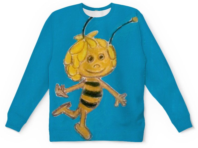 Printio Детский свитшот с полной запечаткой Пчелка