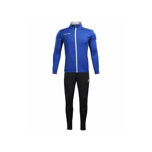 Костюм Kelme Костюм детский тренировочный Манчестер Сити для мальчиков, олимпийка и брюки, размер 4XS, синий, черный