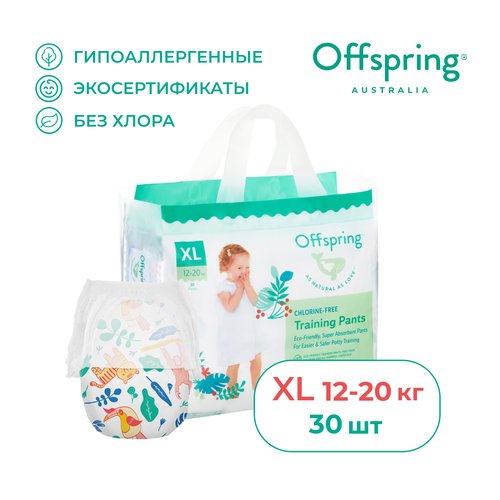 Offspring трусики XL (12-20 кг), 30 шт., , джунгли