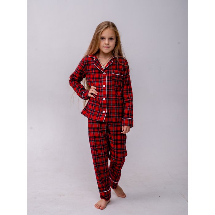 Домашняя одежда Малиновые сны Пижама детская KLETGIR (брюки и рубашка)