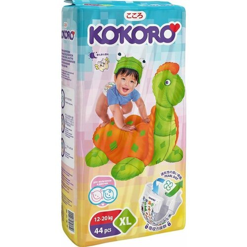 Подгузники Kokoro Junior XL 12-20кг 44шт х 3шт