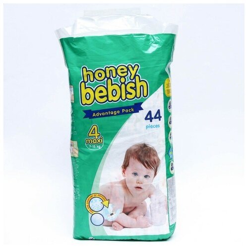Подгузники детские Bebish 4 Maxi (7 - 18 kg), 44 шт 9197647