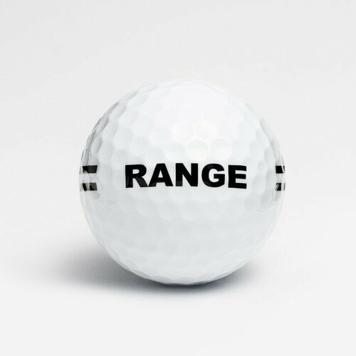 Мяч для гольфа PGM 'Range', двухкомпонентный, d-4.3, белый