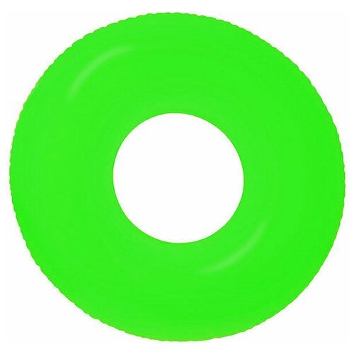 Надувной круг неоновый Intex 59262 зеленый