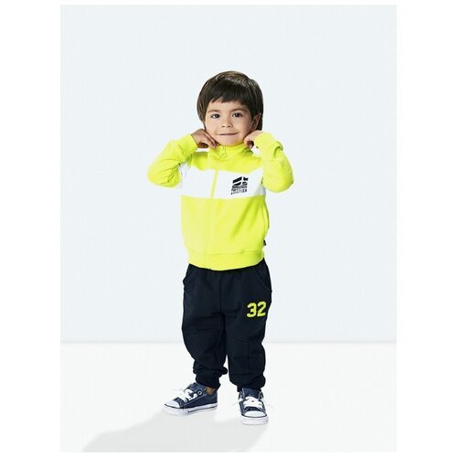 Спортивный костюм для мальчика Mini Maxi, модель 6673, цвет желтый, размер 104