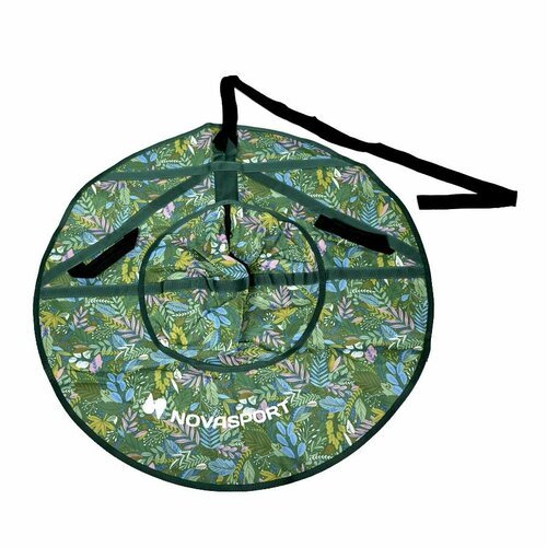 Санки надувные 90 см NovaSport Тюбинг ткань с рисунком без камеры CH030.090