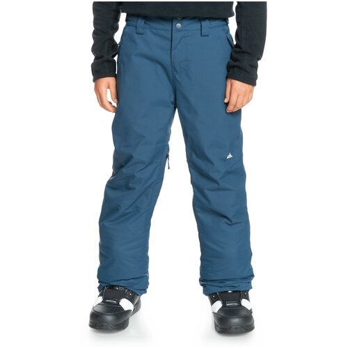 Горнолыжные брюки Quiksilver для мальчиков, карманы, размер 12, синий