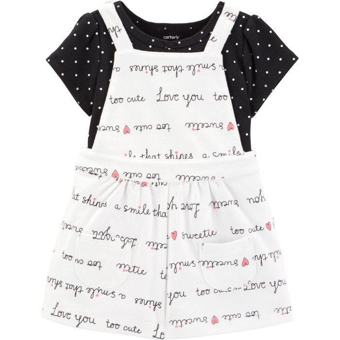 Комплекты детской одежды Carter's Комплект для девочки (боди, сарафан)