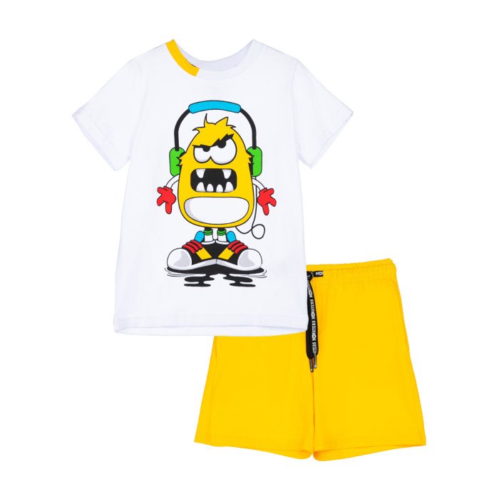 Комплекты детской одежды Playtoday Комплект трикотажный для мальчиков: футболка, шорты Monsters kids boys 12312163