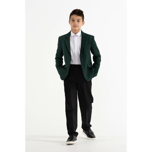 Школьный пиджак Инфанта, размер 146/76, зеленый