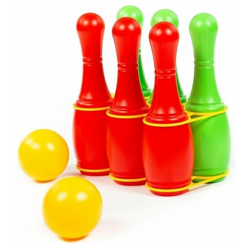 Кегли и шарики пластиковые, детский набор для боулинга, игра для дома и улицы