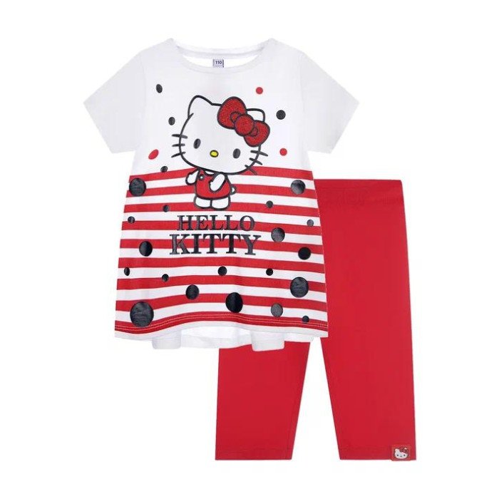 Комплекты детской одежды Playtoday Комплект для девочки (футболка, легинсы) 12142808