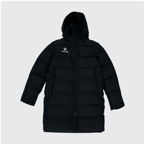 Куртка Kelme Пуховик подростковый Kelme Long Padded 3883406-000 для мальчиков, размер 100/110, черный
