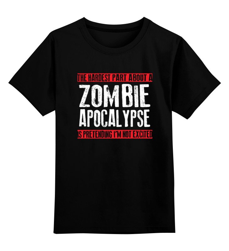 Printio Детская футболка классическая унисекс Zombie apocalypse