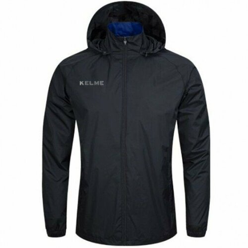 Куртка Kelme WINDPROOF детская, водонепроницаемая, размер 6XS, черный