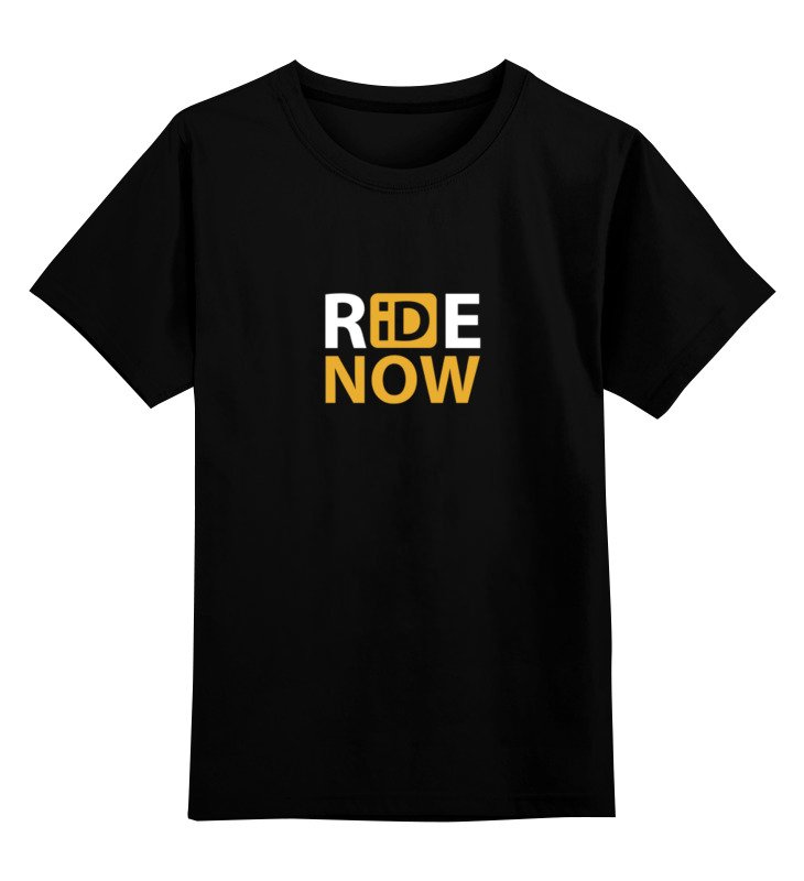 Printio Детская футболка классическая унисекс Ride-now. для любителей активных видов спорта!
