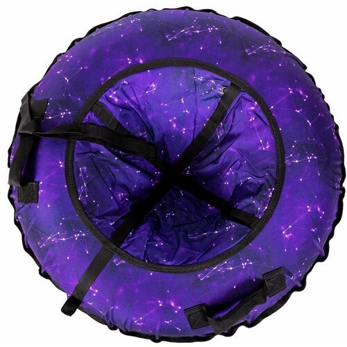 Ватрушка тюбинг 120см Фиолетовое созвездие SnowShow СноуШоу усиленное дно