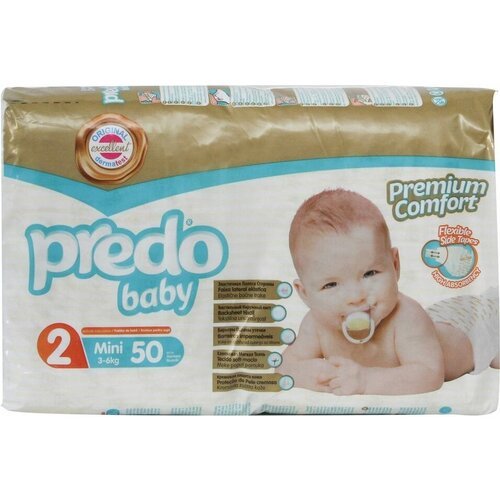 Подгузники Predo baby №2 3-6кг 50шт х 2шт
