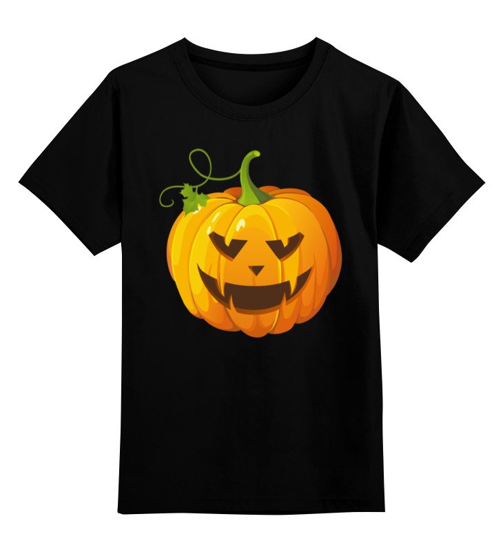 Printio Детская футболка классическая унисекс Хеллоуин- тыква